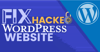 Repair & recover hacked wordpress site